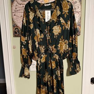 12th Tribe Solvang Floral Dress